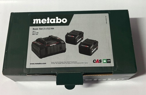 Zestaw akumulatorów 2 x 5,2 Ah ładowarka Asc 145 Metabo 685051000