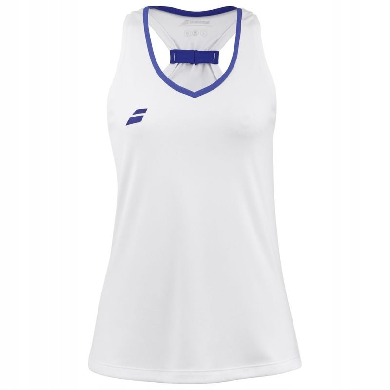 Koszulka Babolat Play Tank Top Girl White/white 128