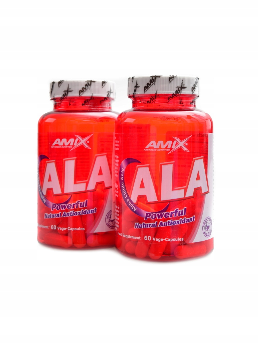 Amix Ala kyselina Alfa Lipoová 2 x 60 kapslí Duopack