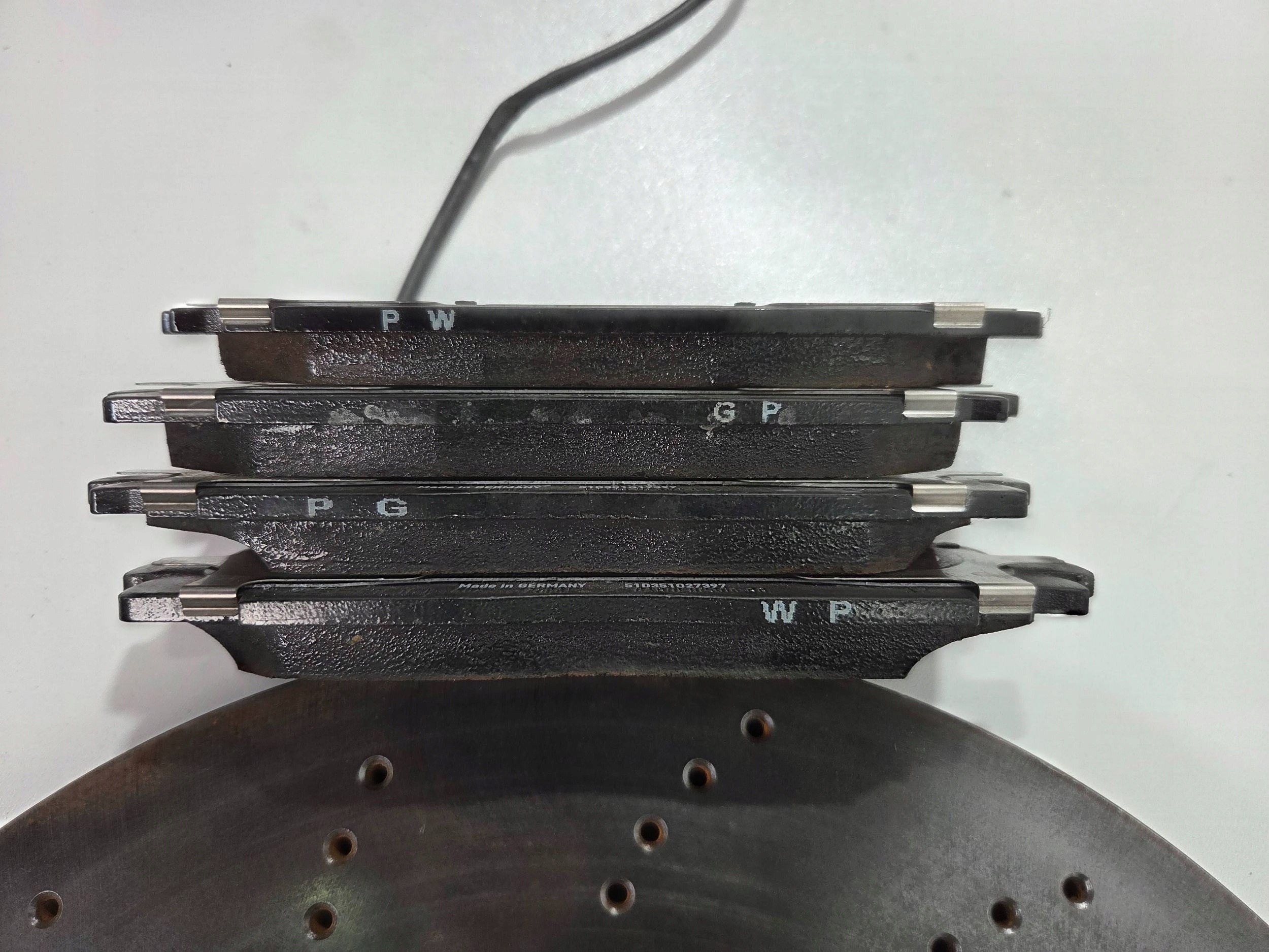 Audi RS4 B9 , RS5 8W discs brake + plates (T59)