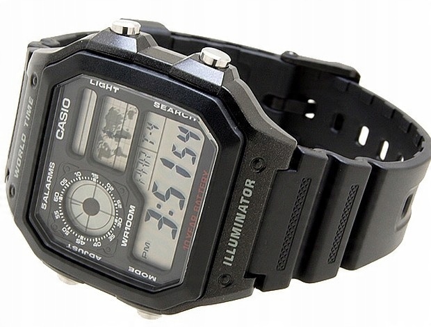

Sportowy Zegarek Casio AE-1200WH-1A WR100 +box Gw