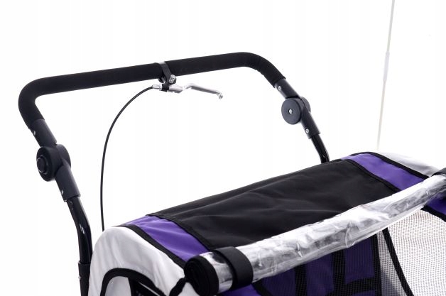 PRZYCZEPKA ROWEROWA AMORTYZOWANA REGULOWANA BLACK Kod producenta AL04 BLACK