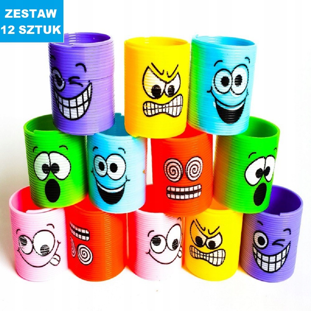 

Sprężynki "face" -12 szt.