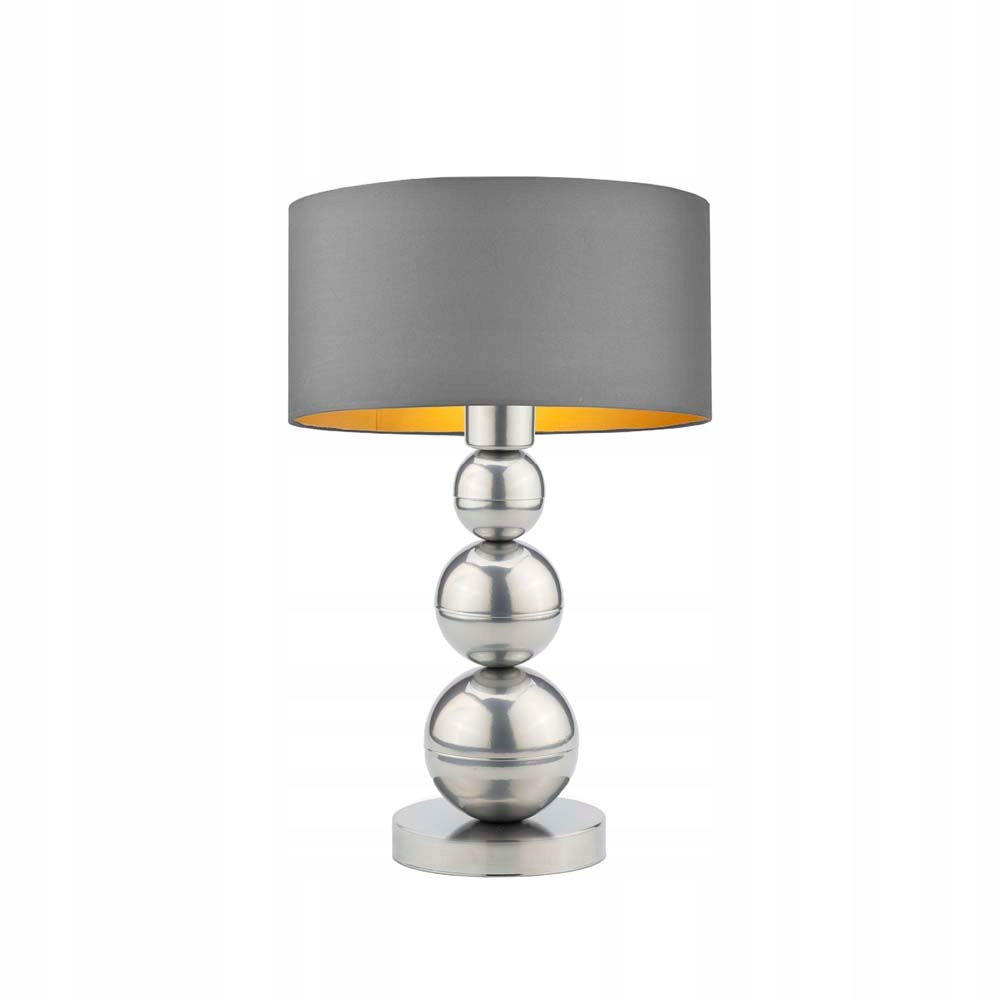 Lampka stołowa z abażurem HONOLULU GOLD lampa LED