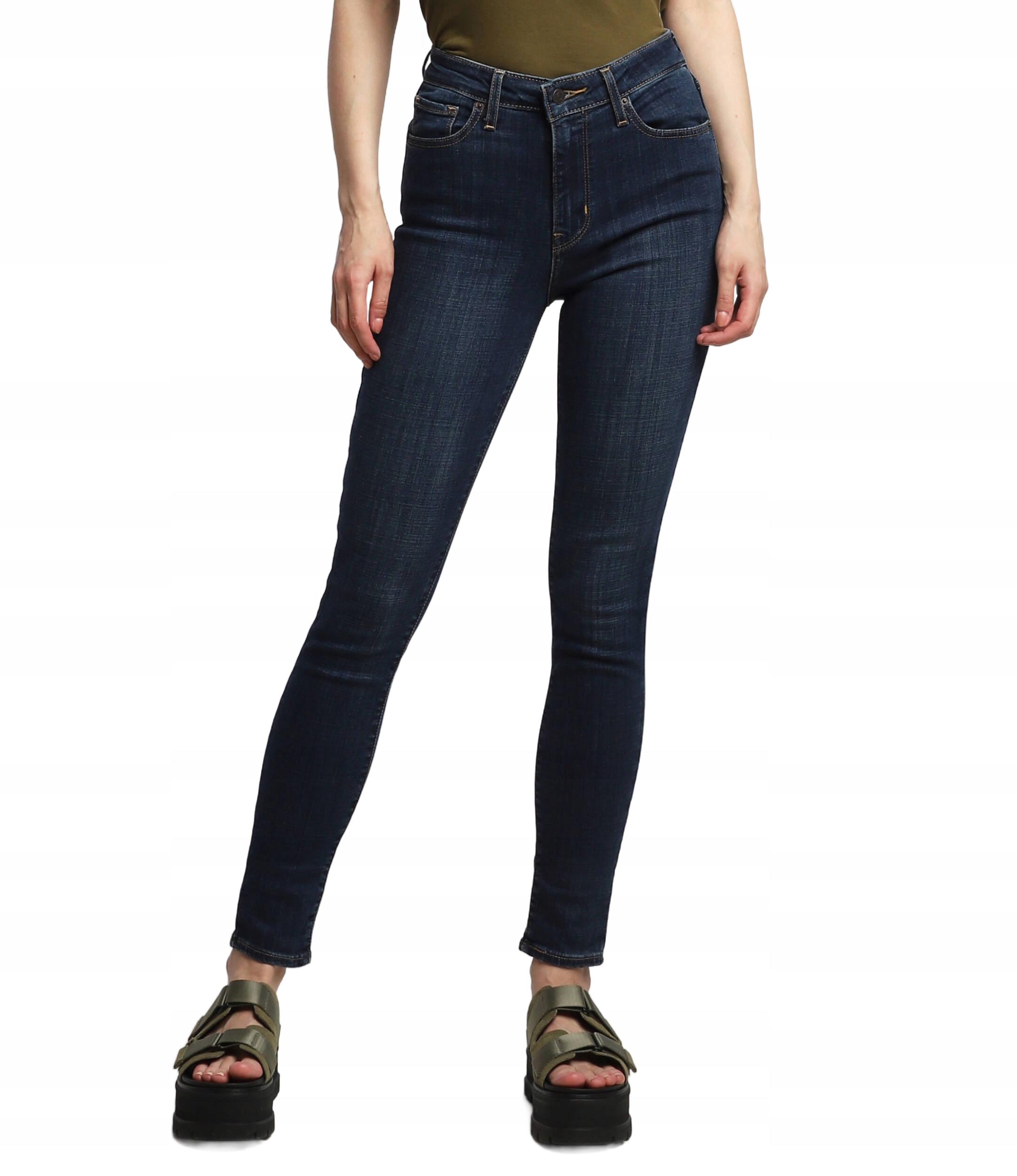 Levi's Dámské Džíny Úzké Nohavice V Tmavě Modrém Odstínu 31/32 Xta