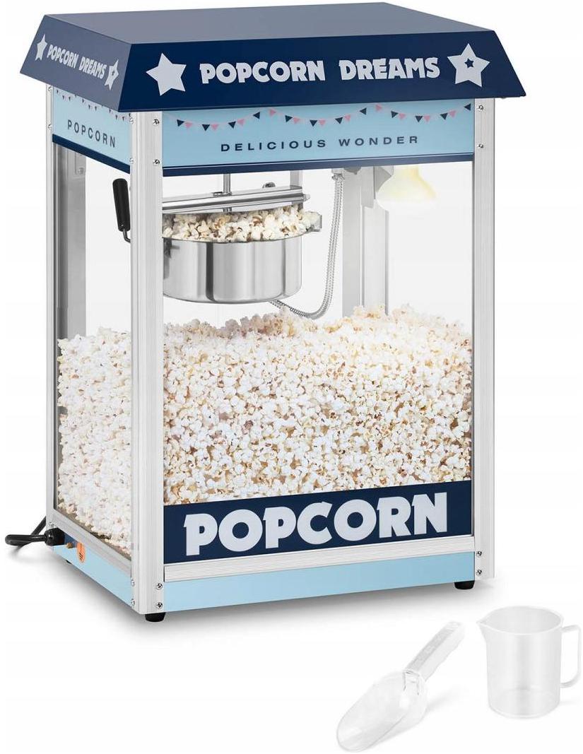 Stroj na popcorn 1500 W modrý Royal Catering RCPS-BB1 10011099