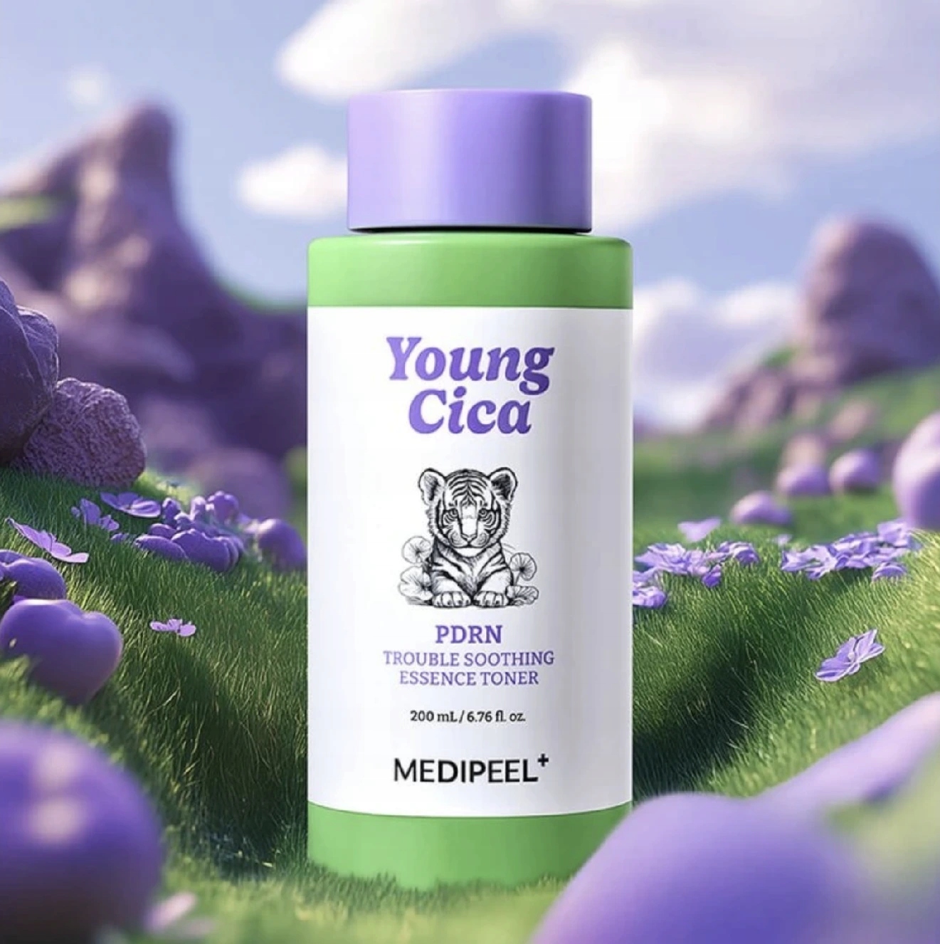 Medi-peel Young Cica Pdrn Trouble Shooting Essence Toner Zklidňující es