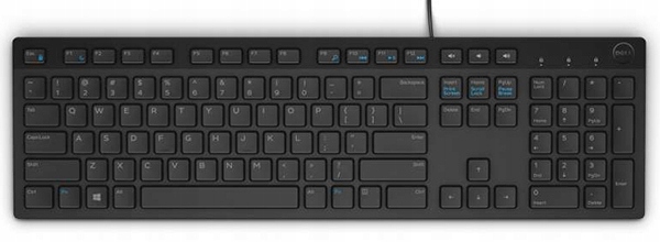 

Nowa Klawiatura Przewodowa Dell KB216, Wyklejana