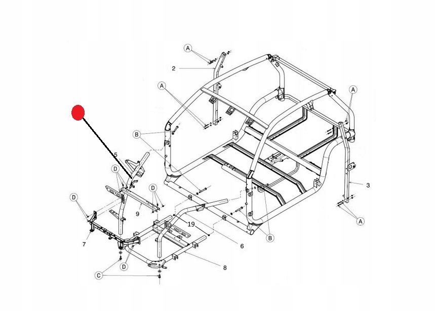 LAGA PRAWA LIGIER JS50 ORYGINAL
