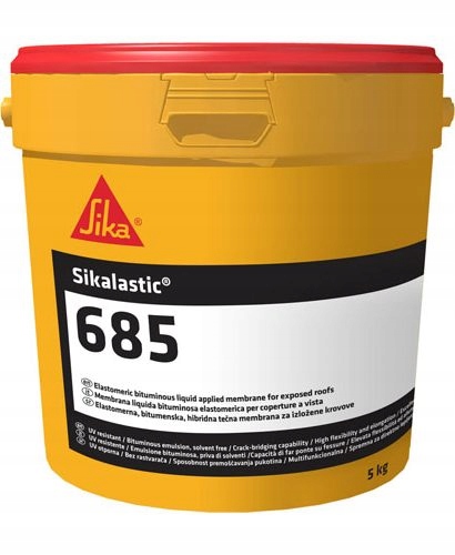Sika Sikalastic 685 – tekutá bitúmenová membrána odolná voči Uv žiareniu 5 kg, čierna