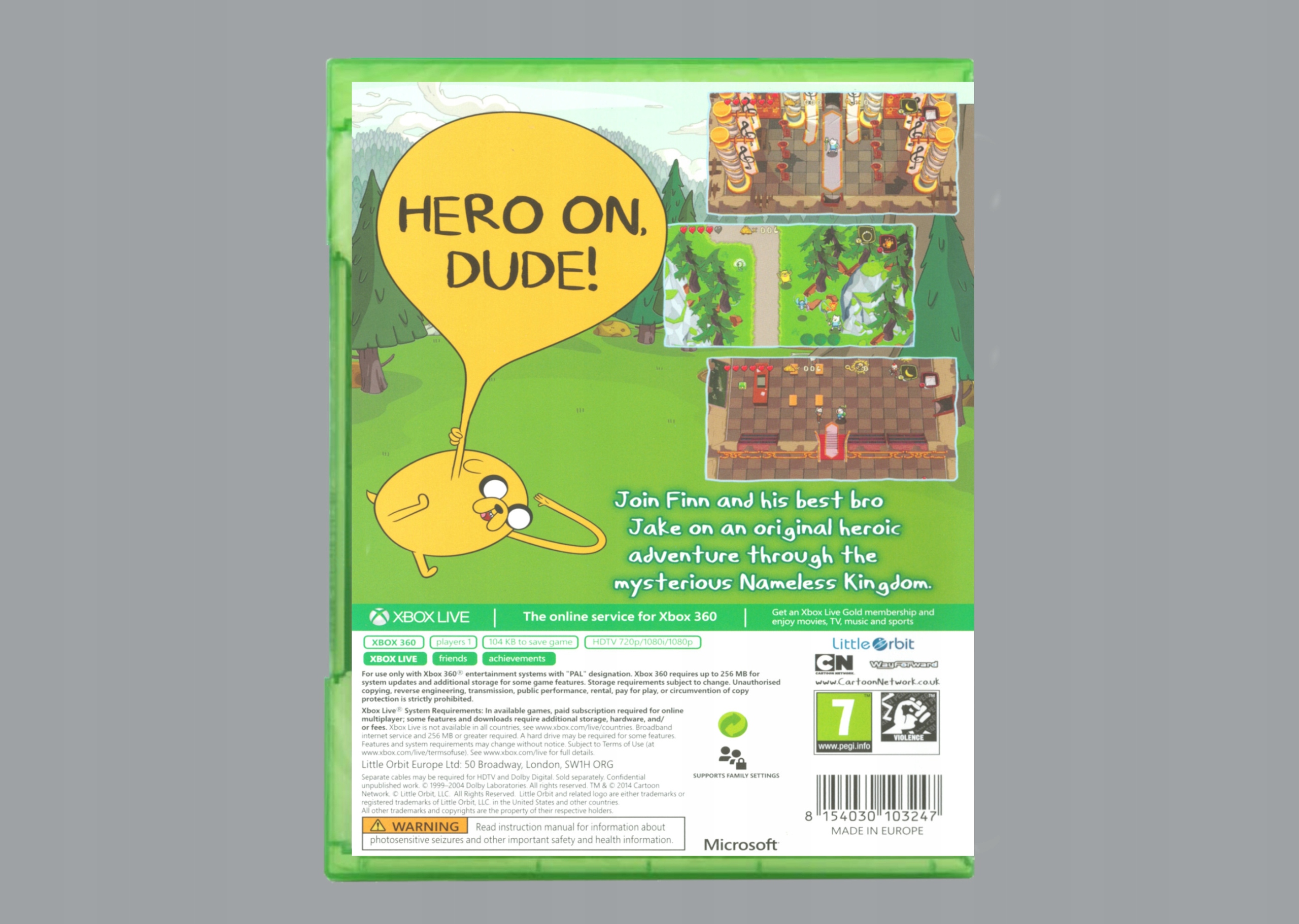 ADVENTURE TIME THE SECRET OF THE NAMELESS KINGDOM Wersja gry pudełkowa