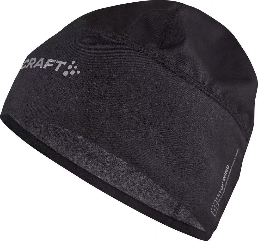 Čepice Craft Adv Windblock Fleece Hat Černá, Velikost L/XL