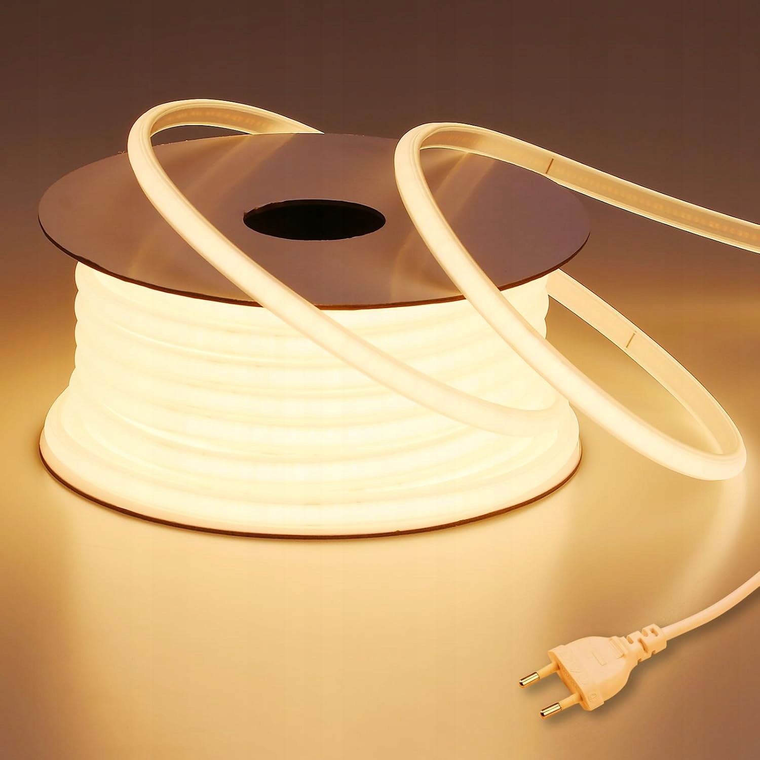 Led Páska 20 M Cob – Voděodolná, Pružná, Pro Řezání 3000 K Teplá Bílá