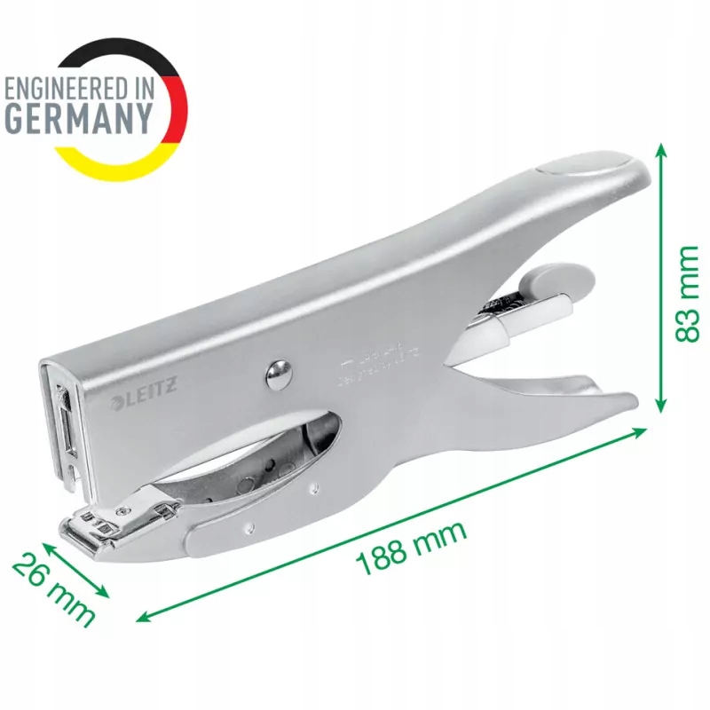 ZSZYWACZ SREBRNY METALIK (NOŻYC) LEITZ Typ zszywacz