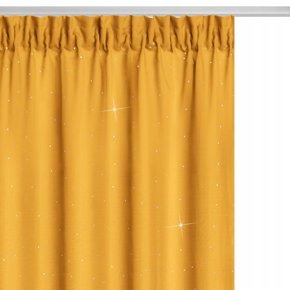 MUSZTARDA Z KRYSZTAŁKAMI TAŚMA 140x250 CRYSTAL Marka Spod Igły i Nitki