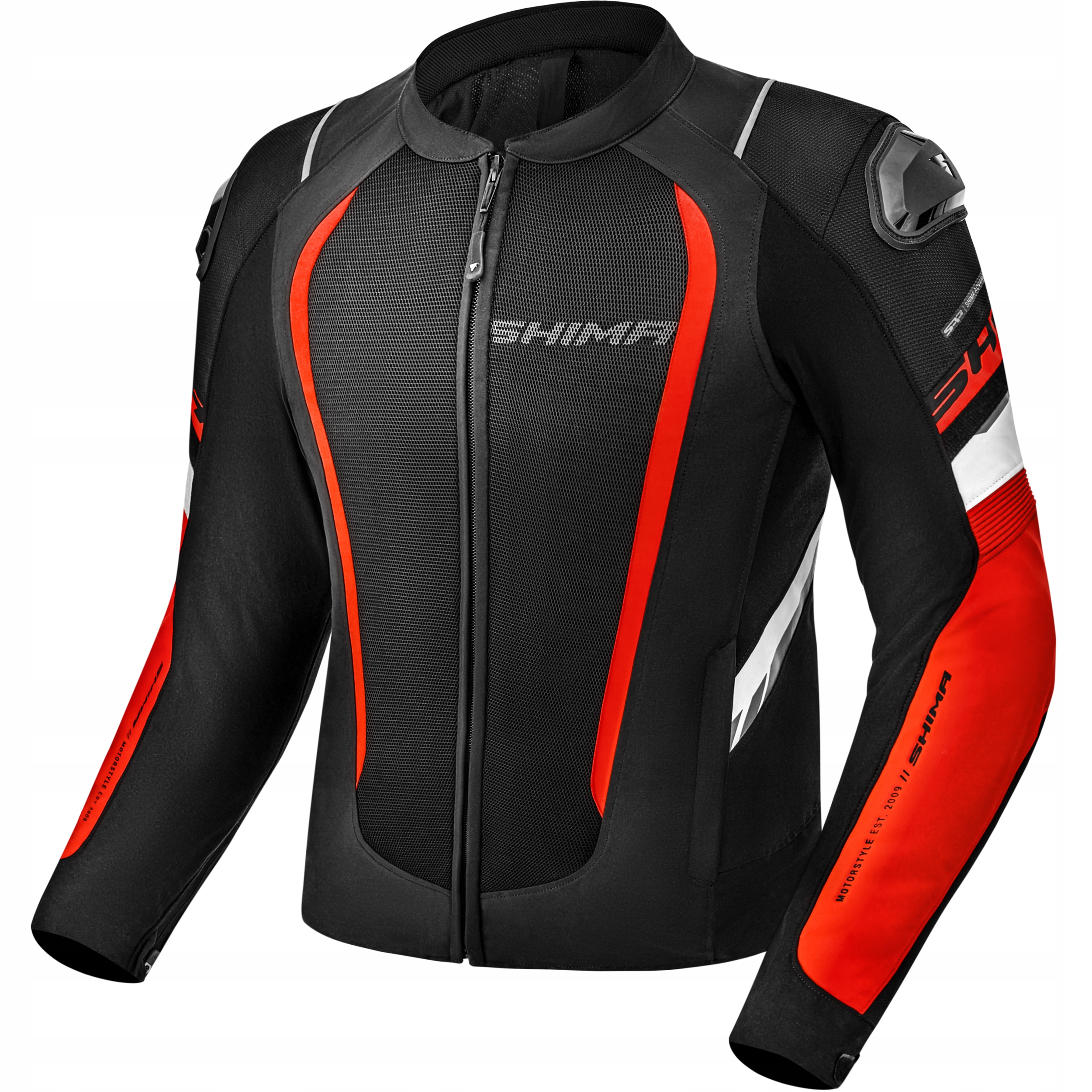 Meshová motocyklová bunda Shima Mesh Pro 2.0 Červená veľ. 3XL