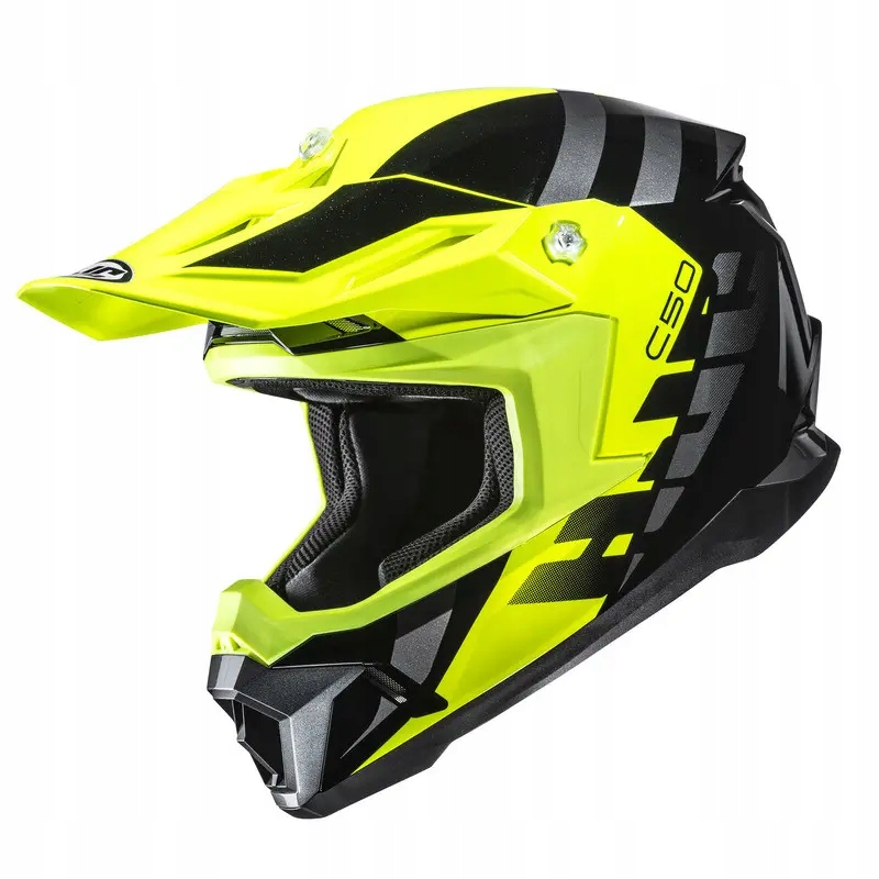 Motocyklová prilba Hjc C50 Mirage Yellow Black L