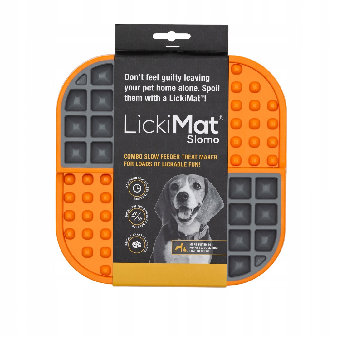 

LickiMat Slomo Mata Antystresowa pomarańczowa