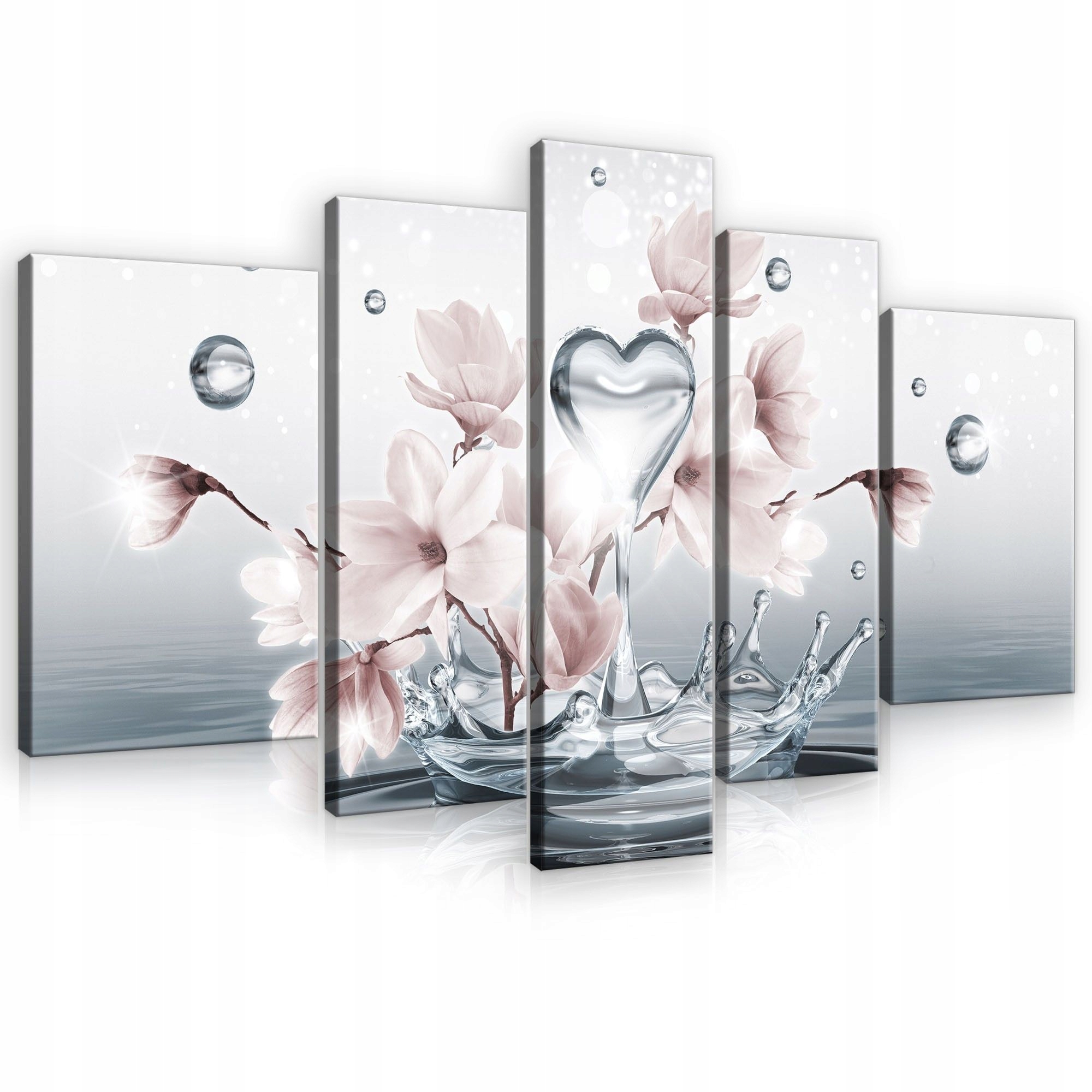 Obraz 170x100 Jemnosť čistota sviežosť romantika láska kvety voda