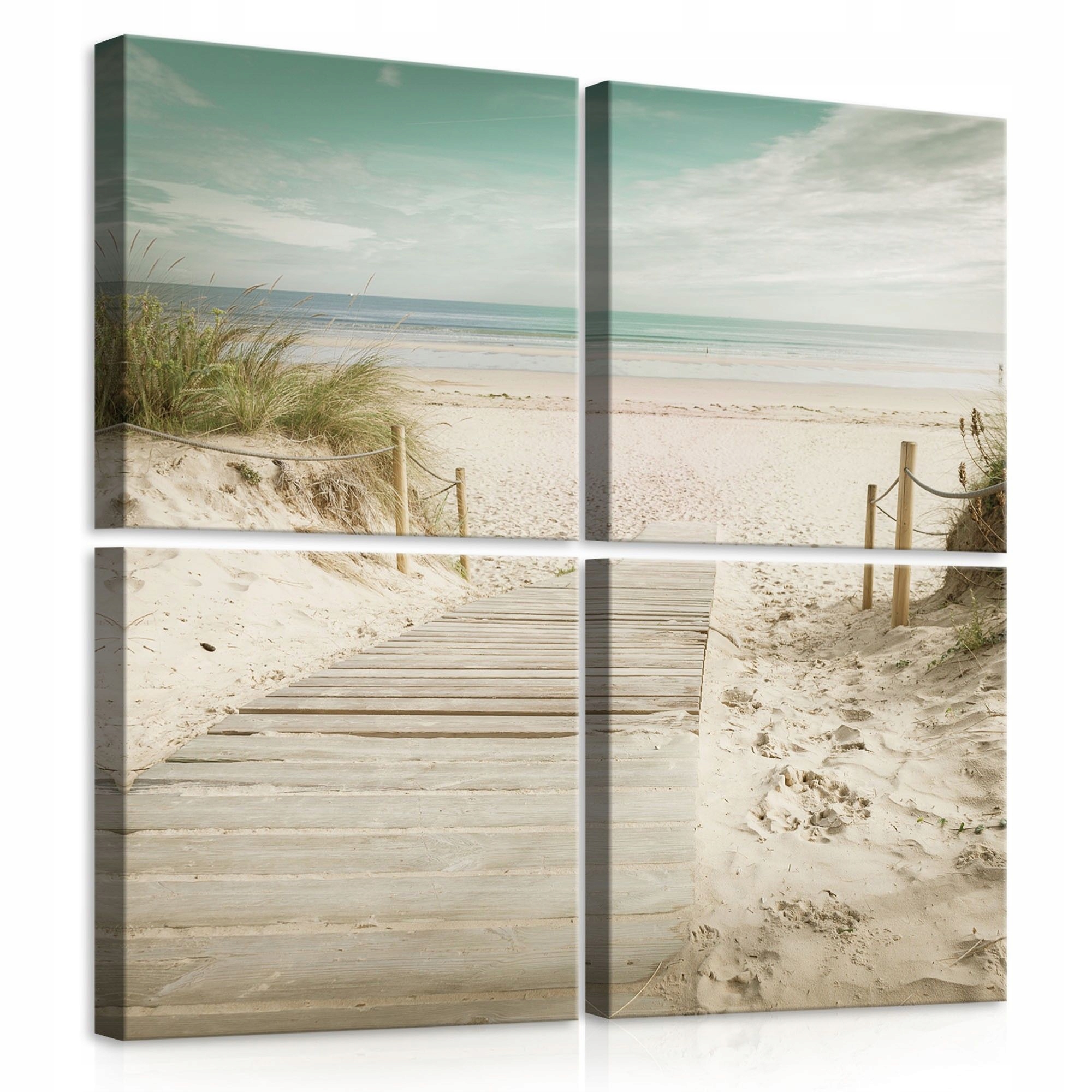 Obraz 50x50 Pláž stezka moře duny klid léto písek příroda