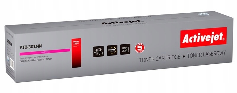 Toner ActiveJet ATO-301MN pro Oki červený (magenta)