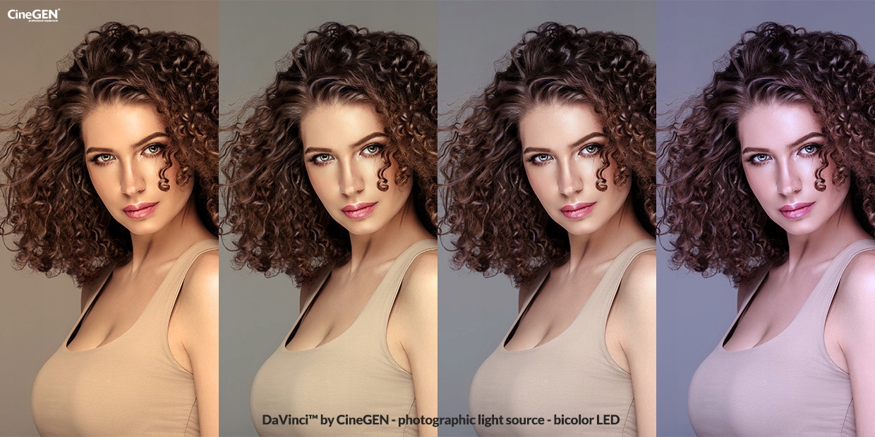 Zestaw z białym tłem + Lampy na pilot 2x LED 100W Model CGAC-WSL33581