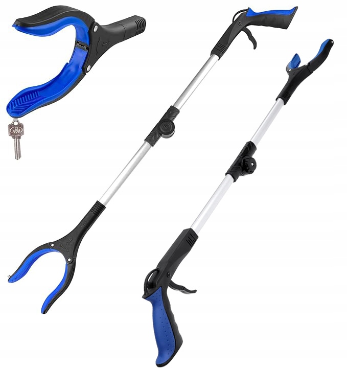 2 Regulowany Długi Chwytak Dla Zbierania Podnoszenia Rzeczy Śmieci Składany