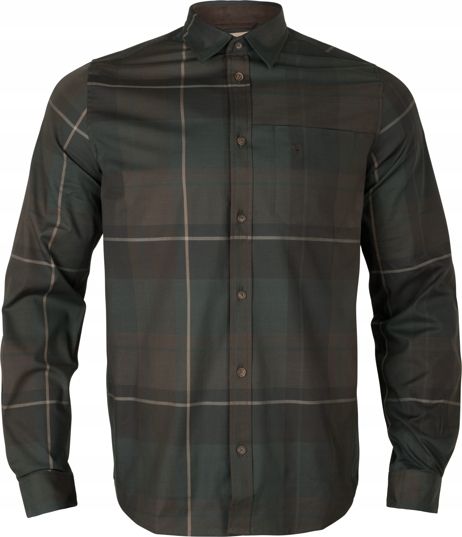 Koszula Harkila Akse L/s Shadow brown check XL