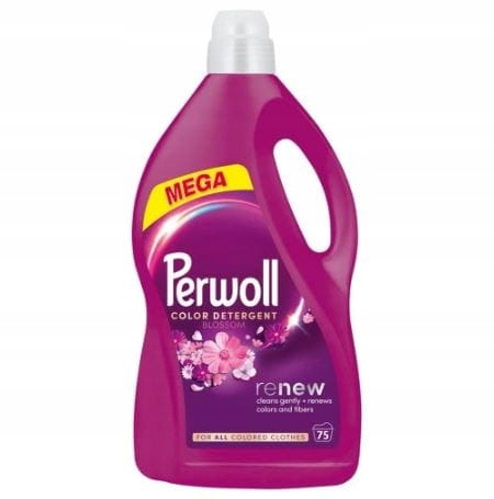 Levně Perwoll Renew Blossom Tekutý prací prostředek na barevné prádlo 3,75 l 75 praní