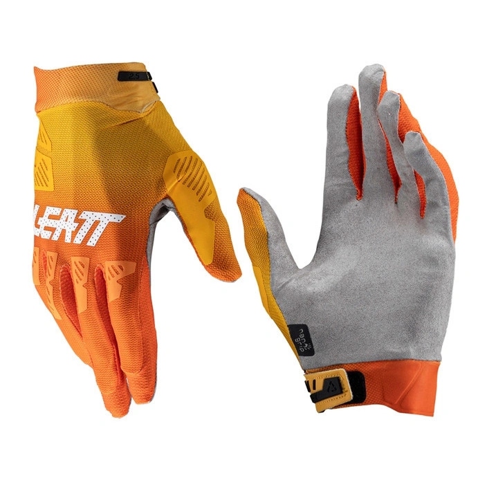 Enduro rukavice Leatt Moto 2.5 X-flow Flame žlté, oranžové Zadarmo