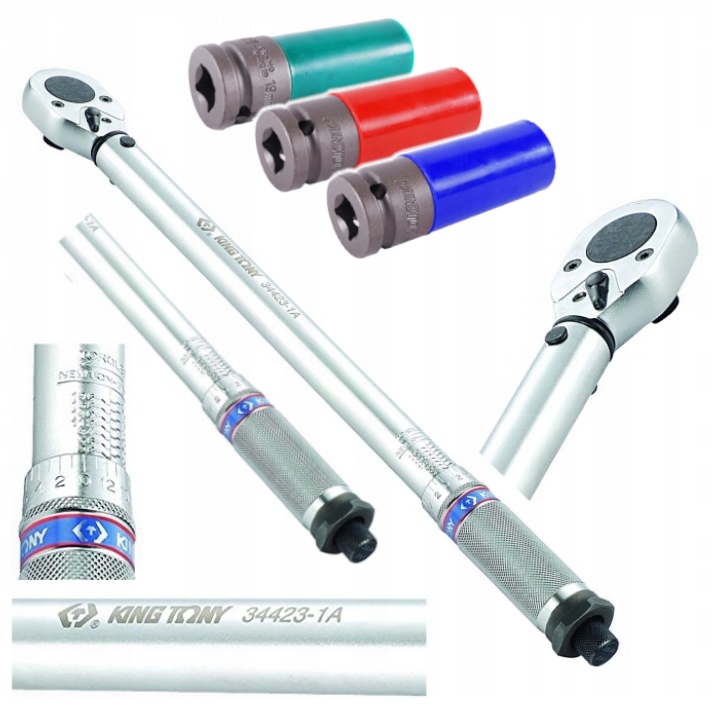 

Klucz Dynamometr 1/2'' 42-210Nm King Tony Nasadki