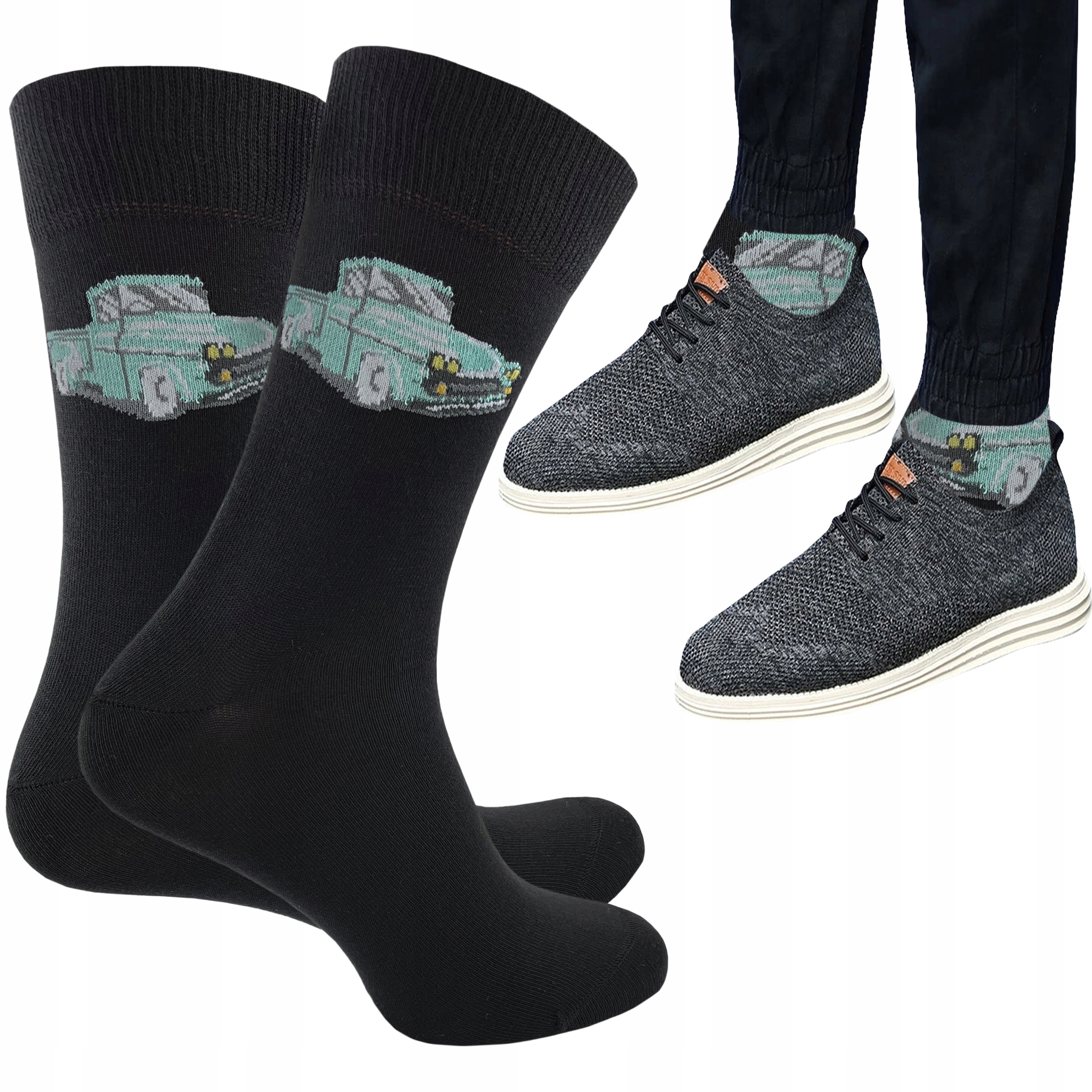 

Skarpety Męskie Wola Casual Samochód Pickup 39/41