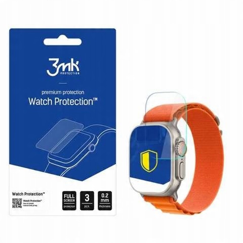 

3X Szkło Hybrydowe 3MK Do Apple Watch Ultra 49MM