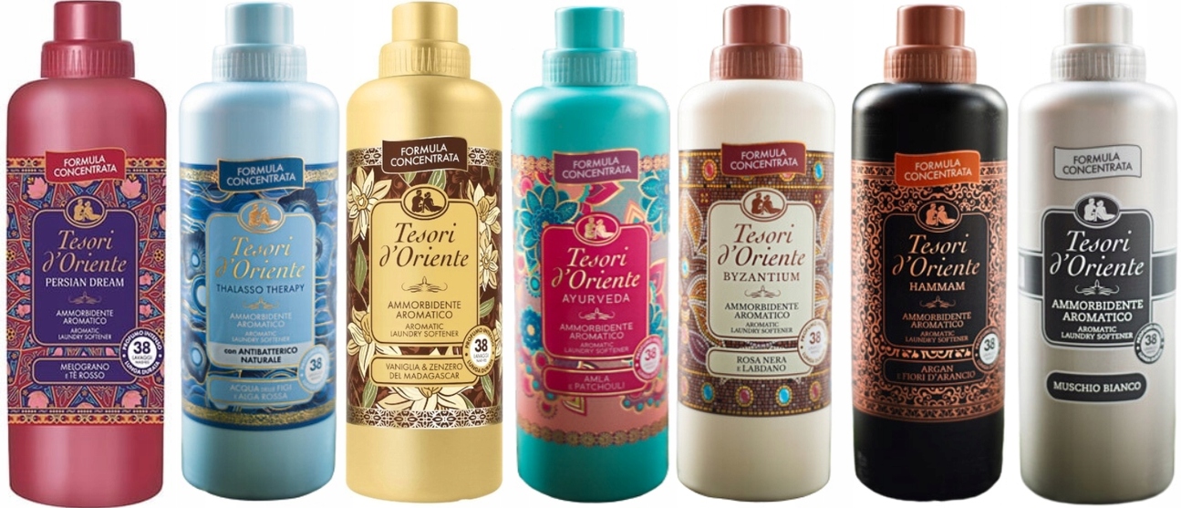 Levně Tesori d'Oriente Sada 7 x italských tekutá aviváž 760 ml Ptvabhm