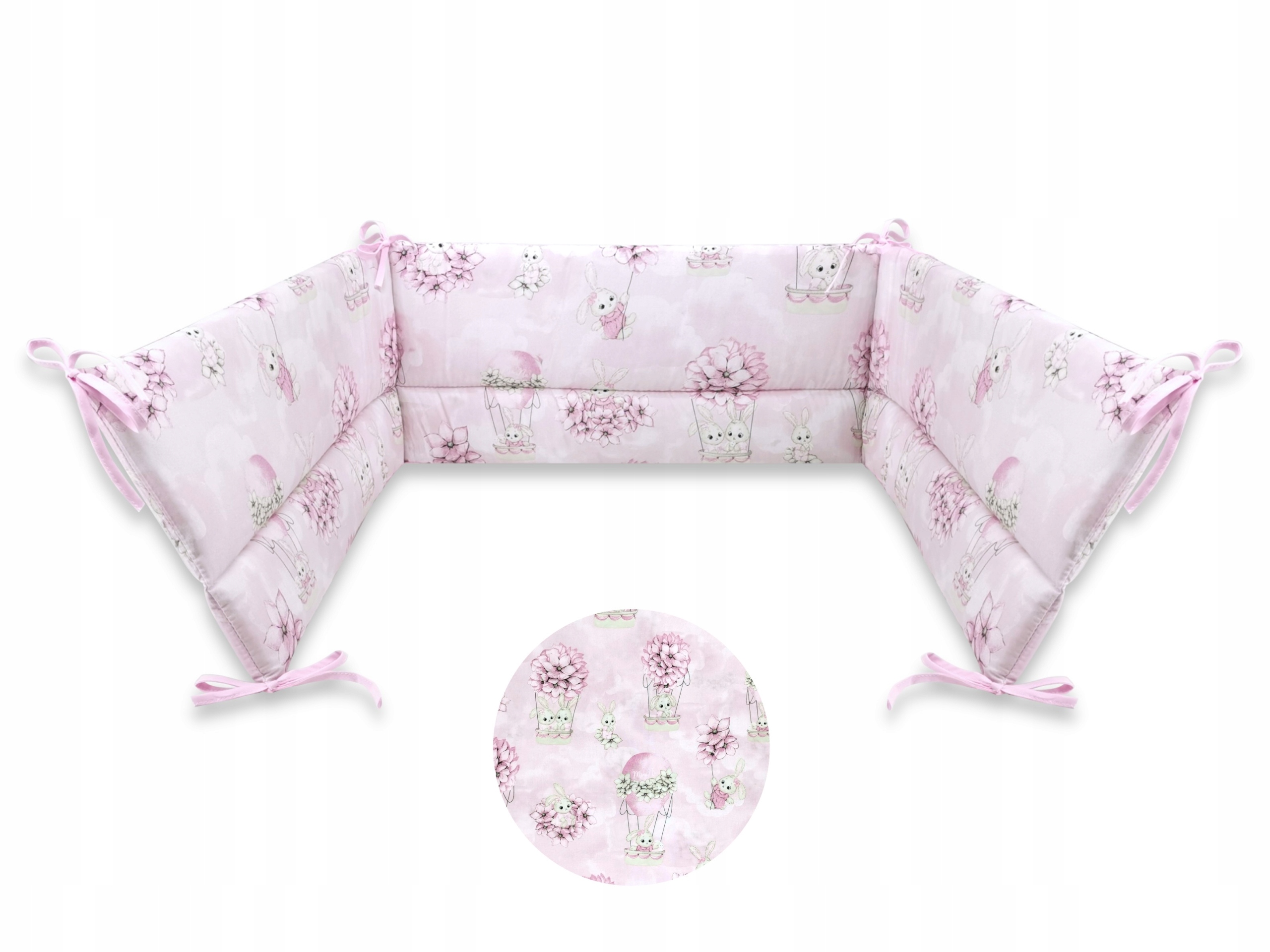 

Ochraniacz do łóżeczka 30x180 cm. Króliczki