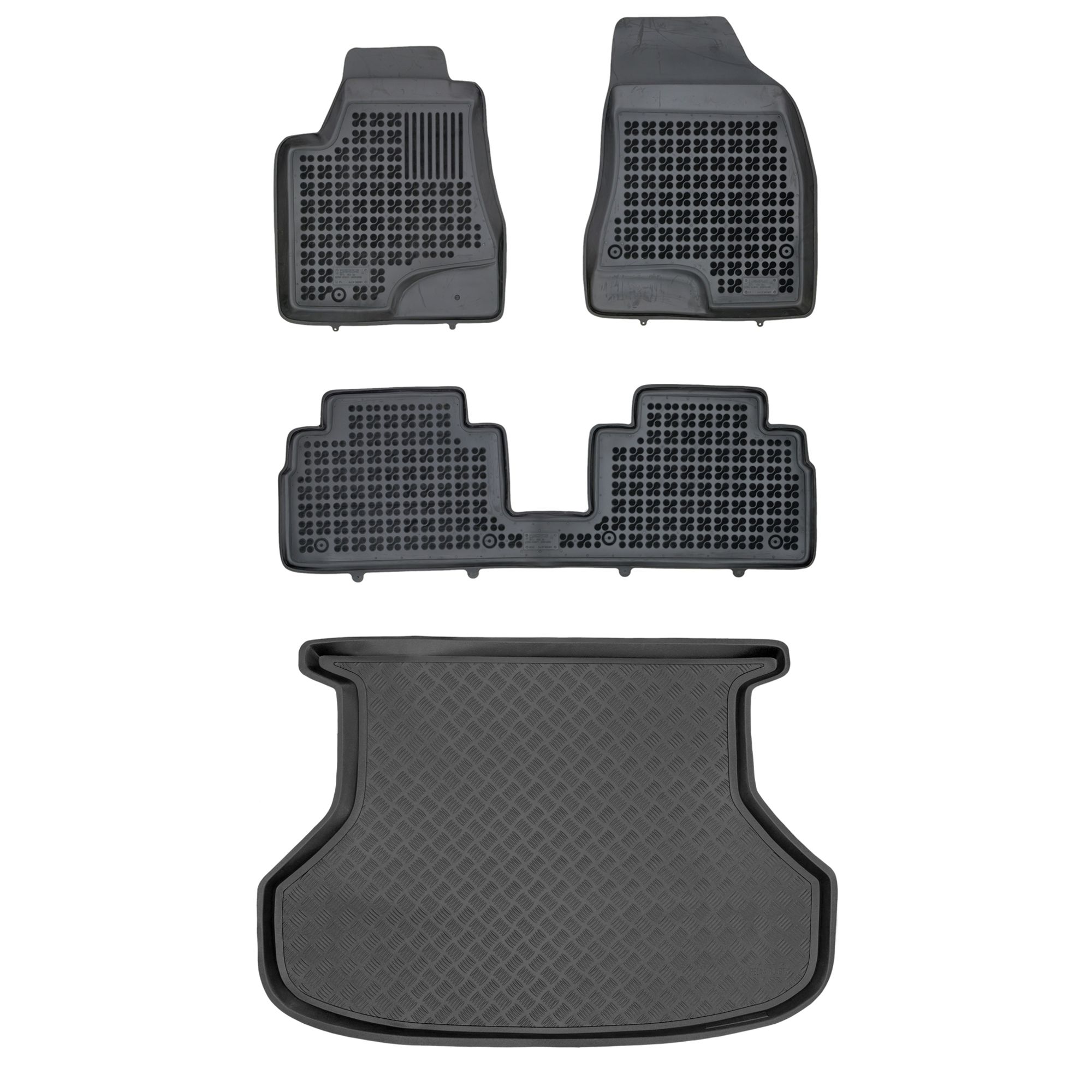 Sada čierne koberčeky plastová podložka pre Lexus Rx Ii Xu30 2003-2008