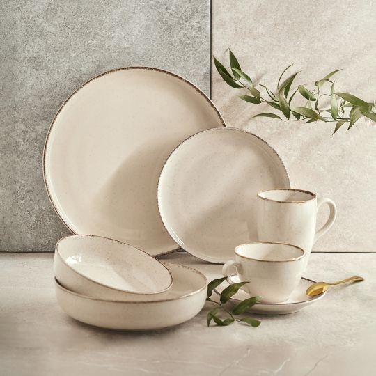 TALERZ GŁĘBOKI do zupy CRAFT 20cm beżowy AMBITION MISKA 680ml Kod producenta 60430