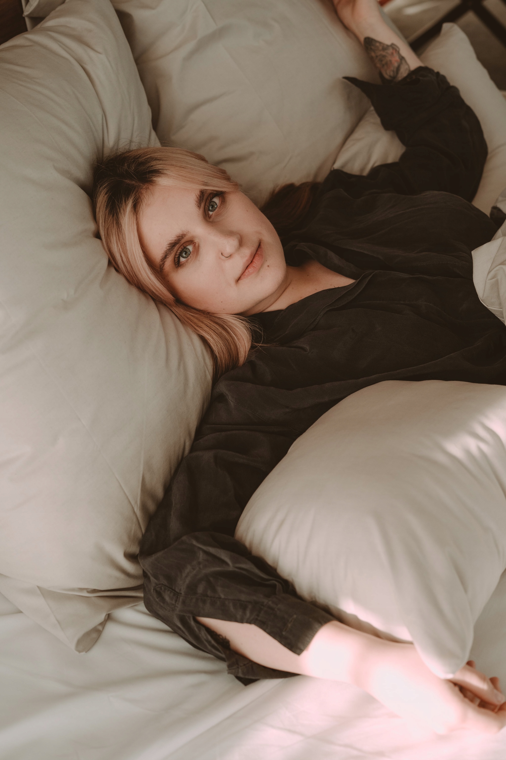 Poszewki cappuccino 2x 50x70 BAWEŁNA certyfikat j.brąz Kolor beżowy inny odcienie brązowego wielokolorowy