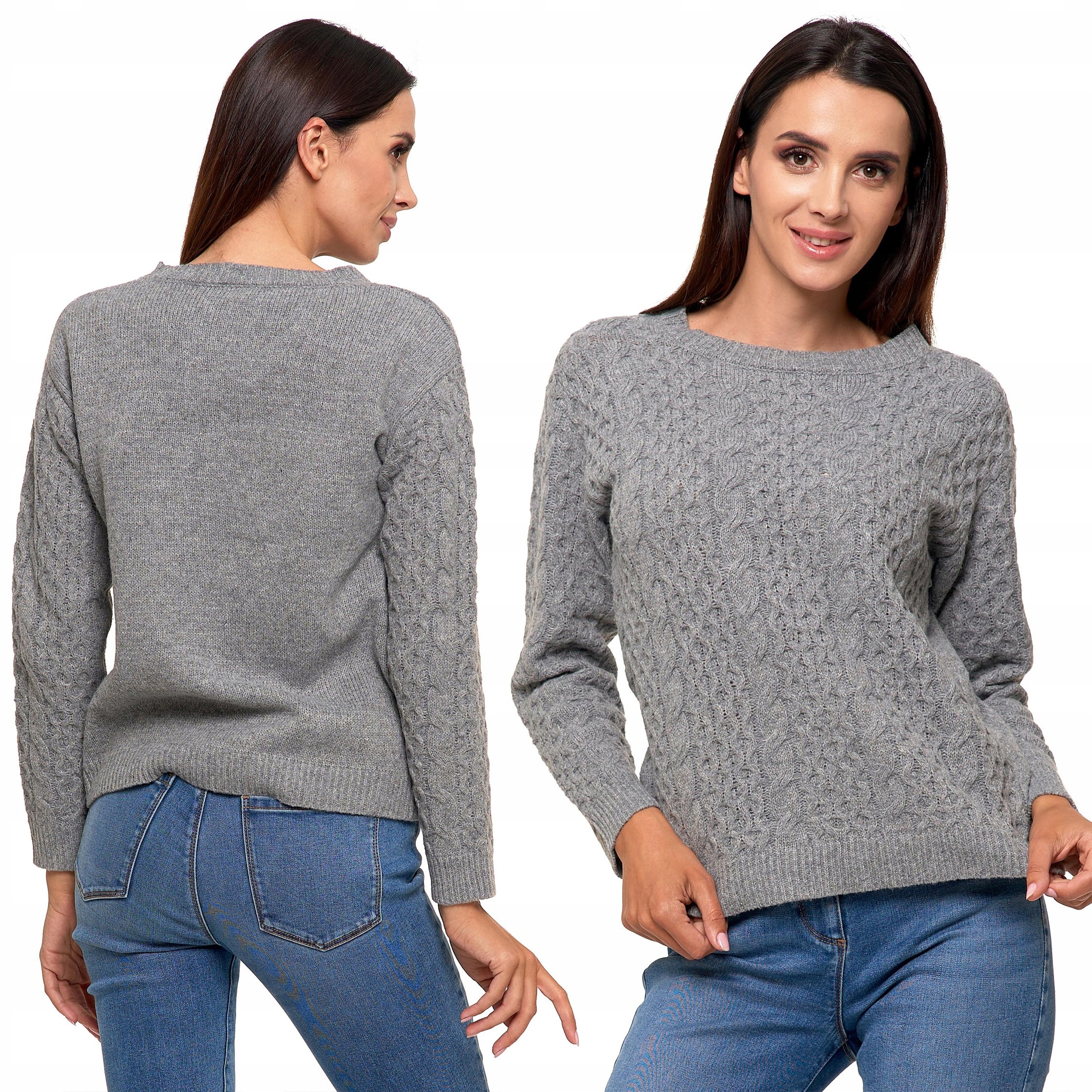 Dámský Svetr Moraj pletený, Tlustý svetr na zimu S