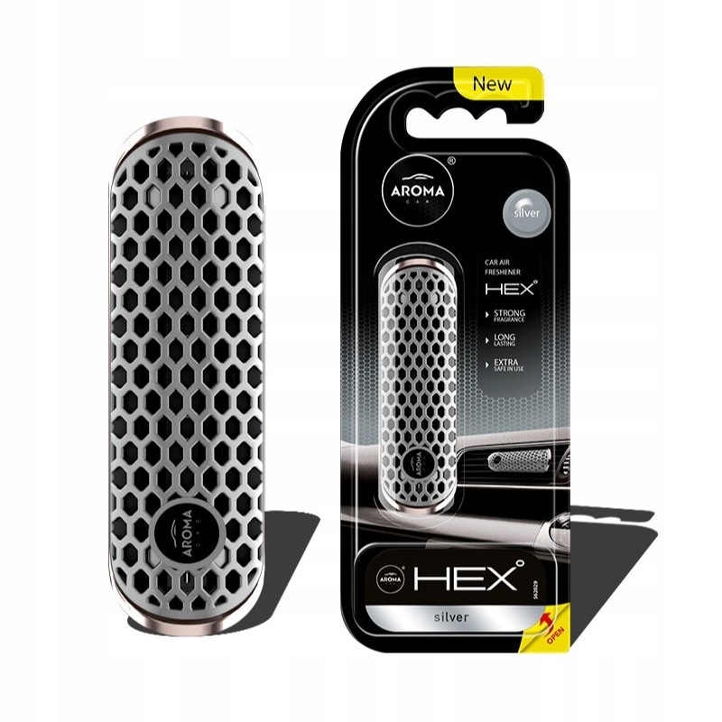 

Aroma Car Hex Polymer Zapach Do Samochodu Silver
