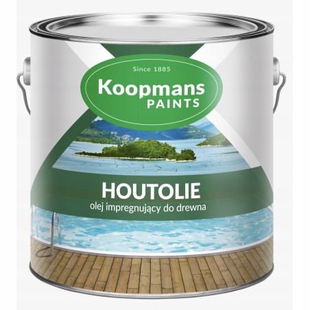 Koopmans Houtolie Uv 2,5L Dąb Portugalski 112 – Olej do Drewna, Ochrona Uv