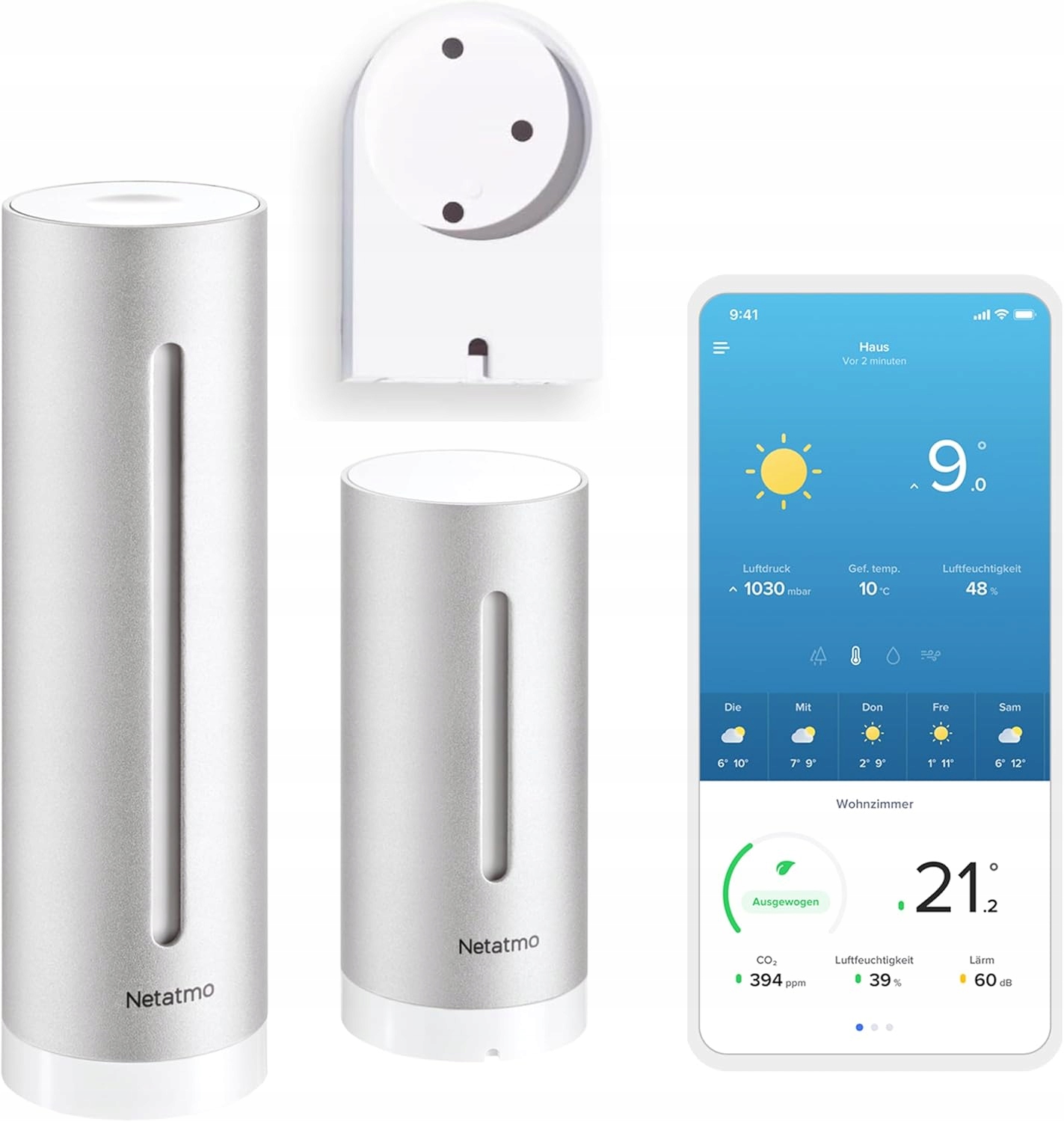 Netatmo NWS01-AMZ Smart Weather St. Stacja pogodowa Smart