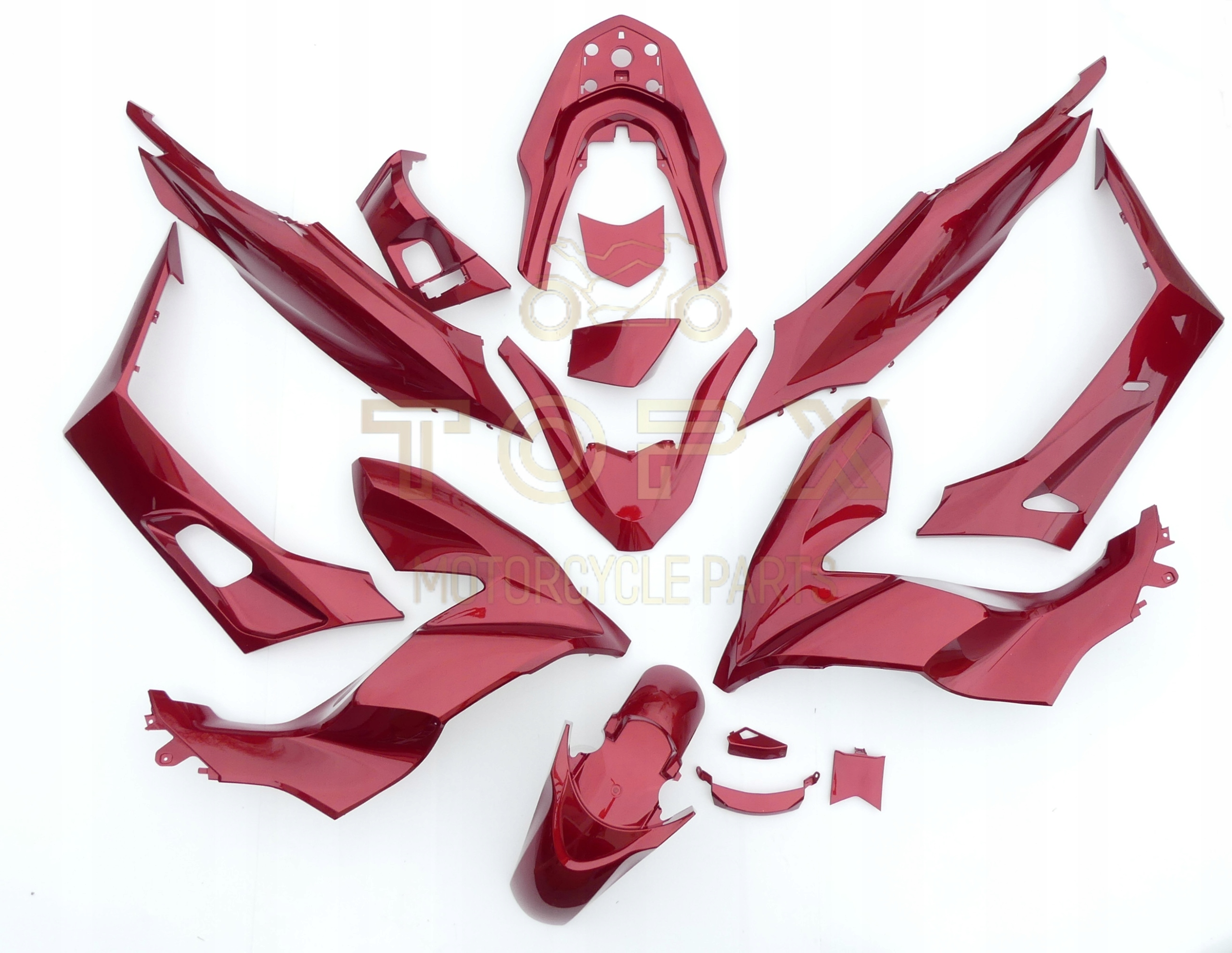 Kompletní Sada Plastů x15 Kapotáž Blatník Bok Honda Pcx 125 150 21-23 K1Z