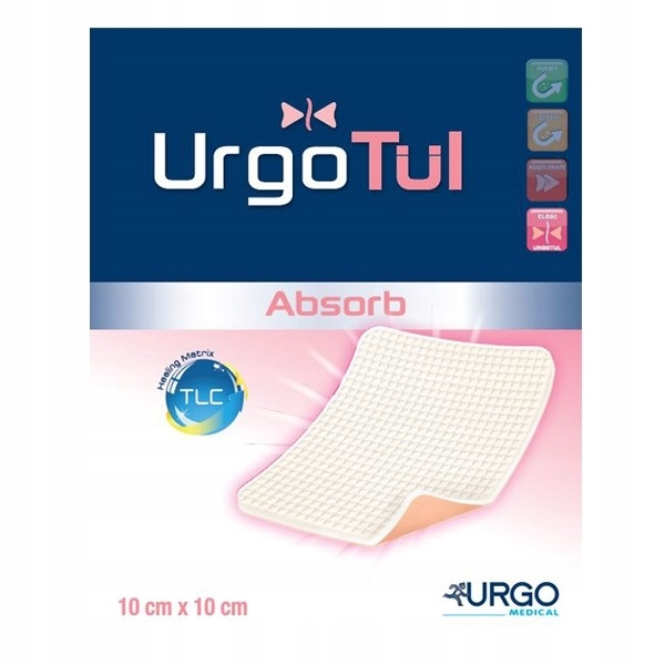 

Opatrunek UrgoTul Absorb 10 cm x 10 cm, 1 sztuka