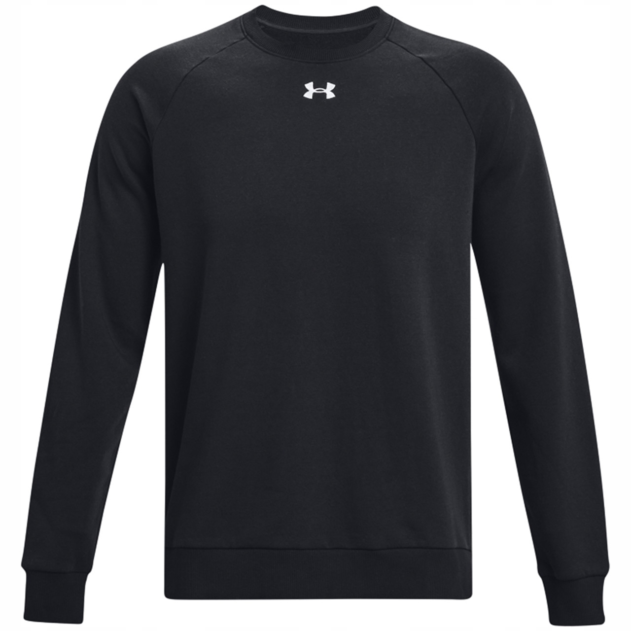 Pánská mikina Under Armour Rival Fleece Crew černá 1379755 001 S