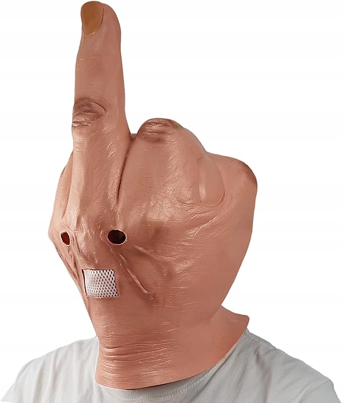 Halloweenská maska na obličej latexová maska klaun růžová