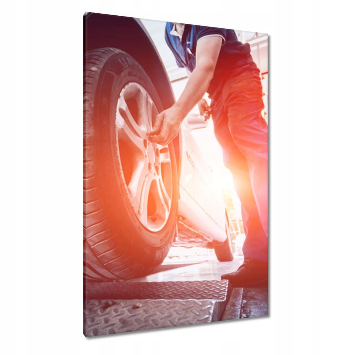 Obrazy 80x120 Auto na zvedáku