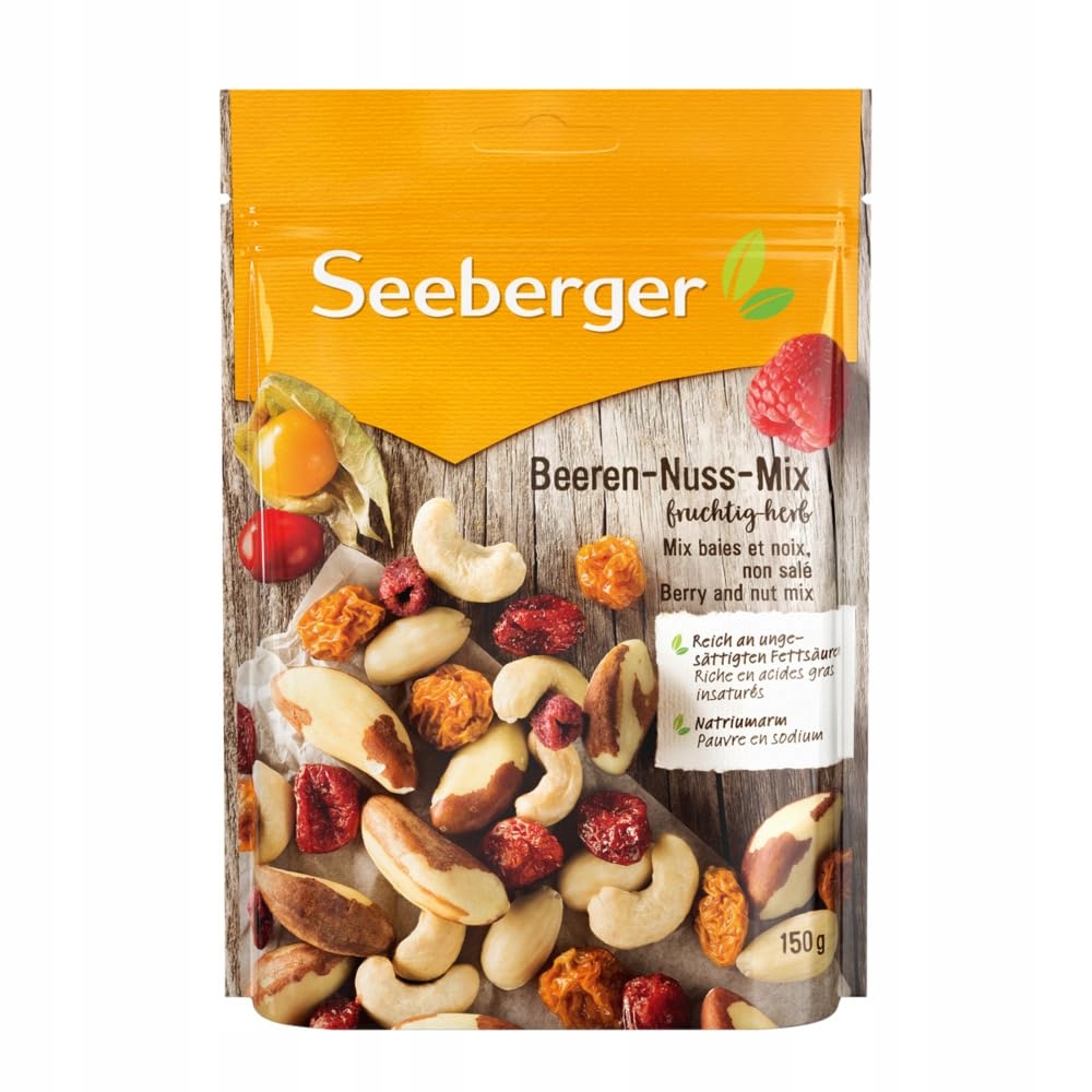Seeberger Mix bobulových ořechů 12 ks, veganská směs