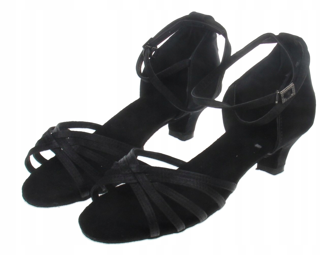 Damskie Czarne Buty Do Tańca Na Obcasie Klasyczne 40 1JOA