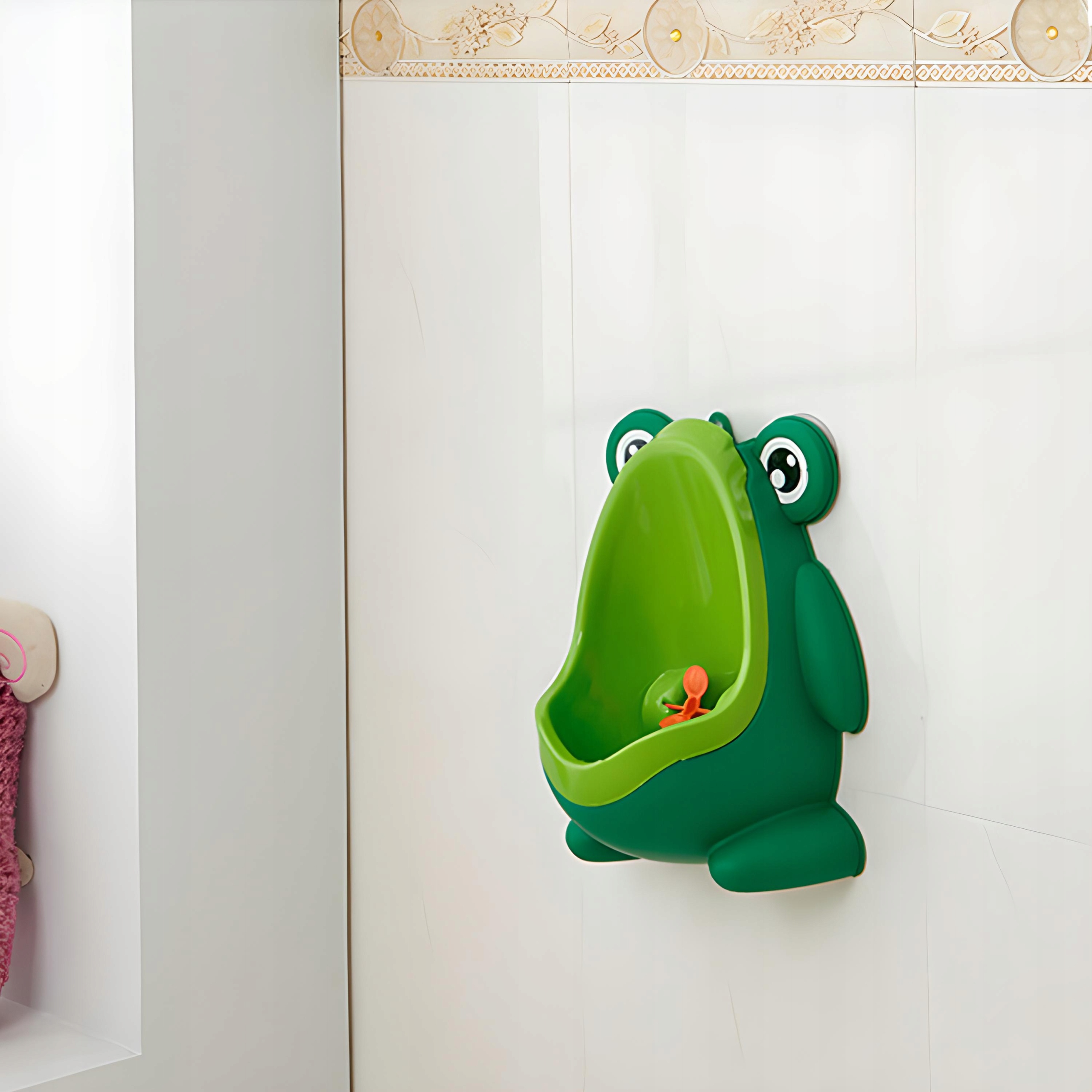 PISUAR NOCNIK DLA DZIECI CHŁOPCA NA ŚCIANĘ ŻABKA Długość (cm) 16.5 cm